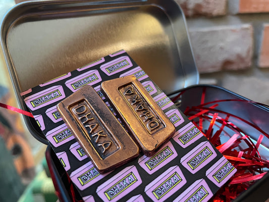 Dhaka Brick Earrings (Copper Plated) -SOLD OUT