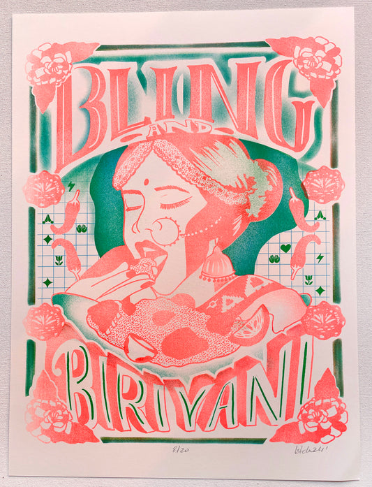 Bling Biriyani Riso Print (A3)