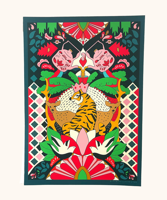 Baagher Desh Art Print